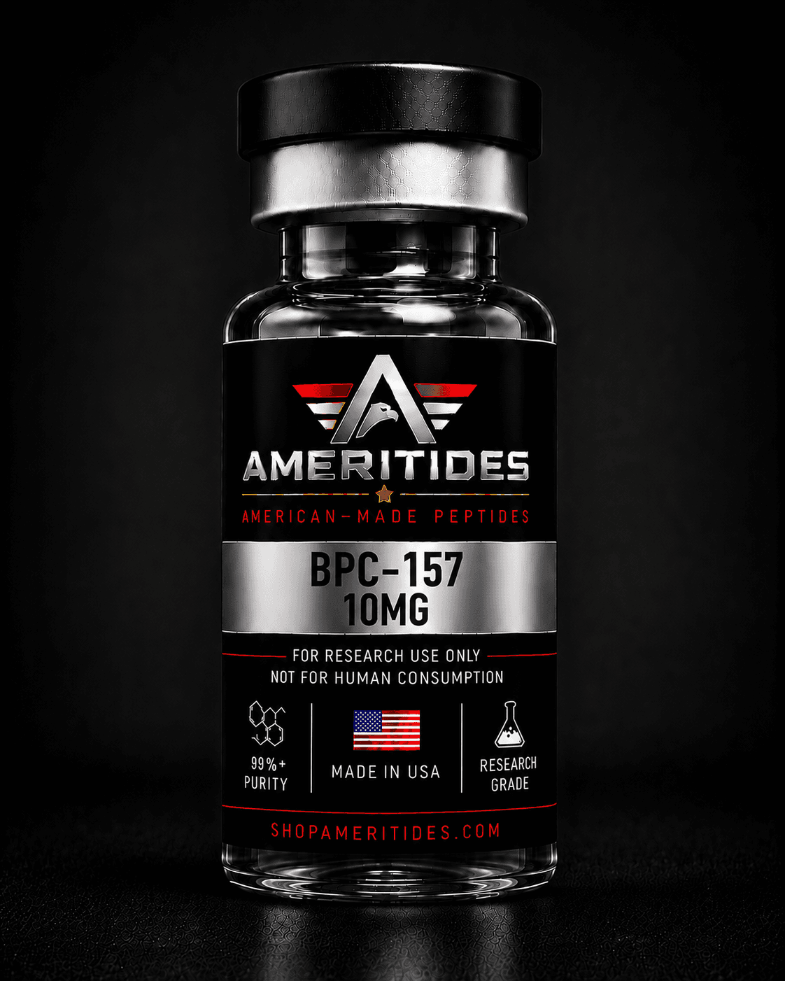 BPC-157 Ameritides research vial