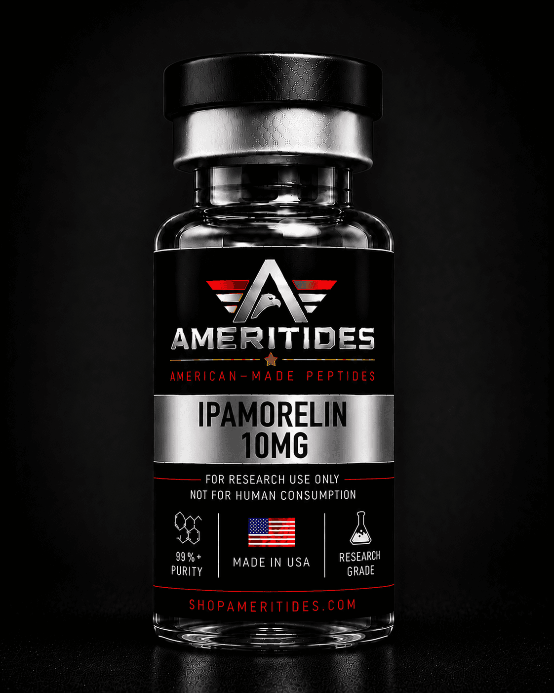 Ipamorelin Ameritides research vial