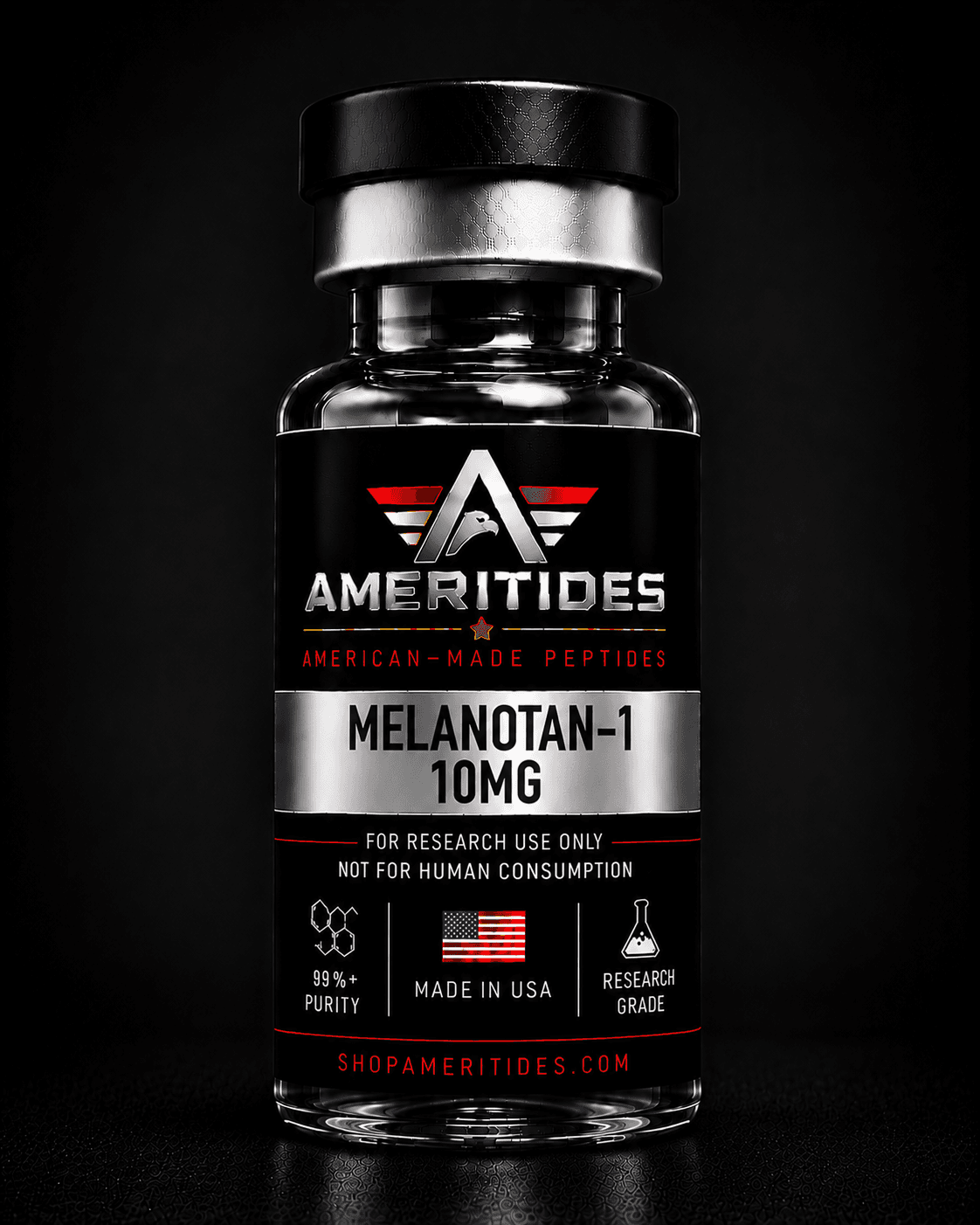 Melanotan-1 Ameritides research vial