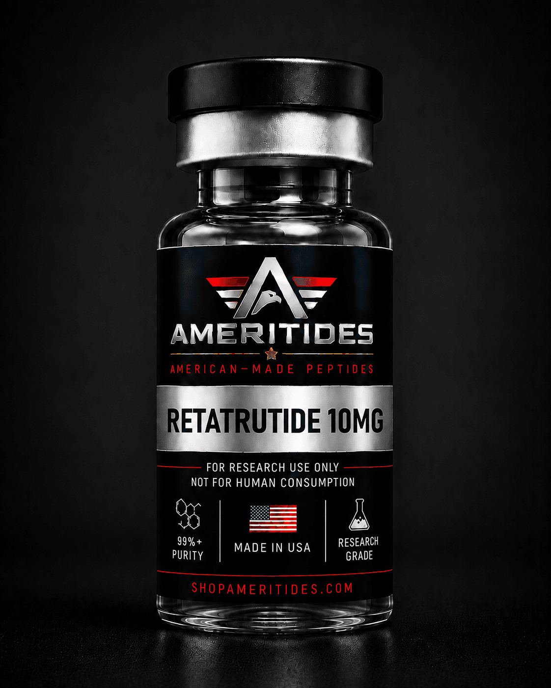 Reta 10mg Ameritides research vial
