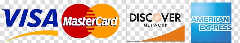 Visa, Mastercard, Discover, and American Express accepted